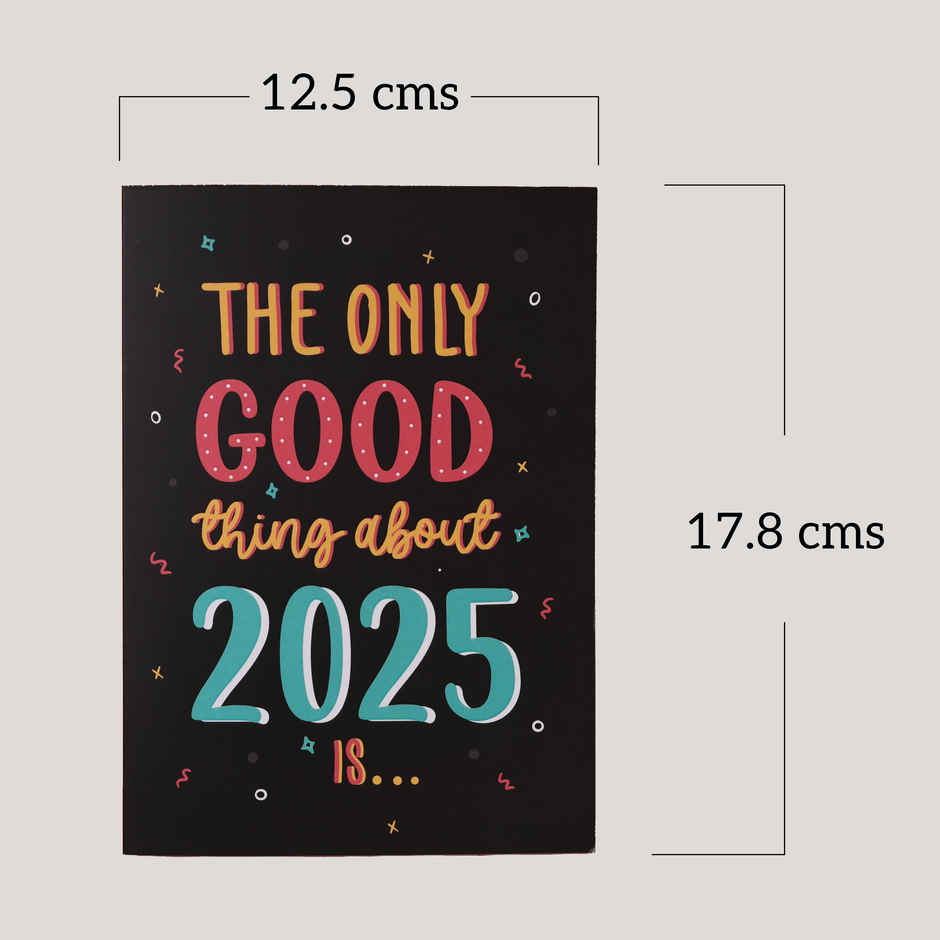 New Year Mirror Card | New Year Celebration | Party Needs | Propcon