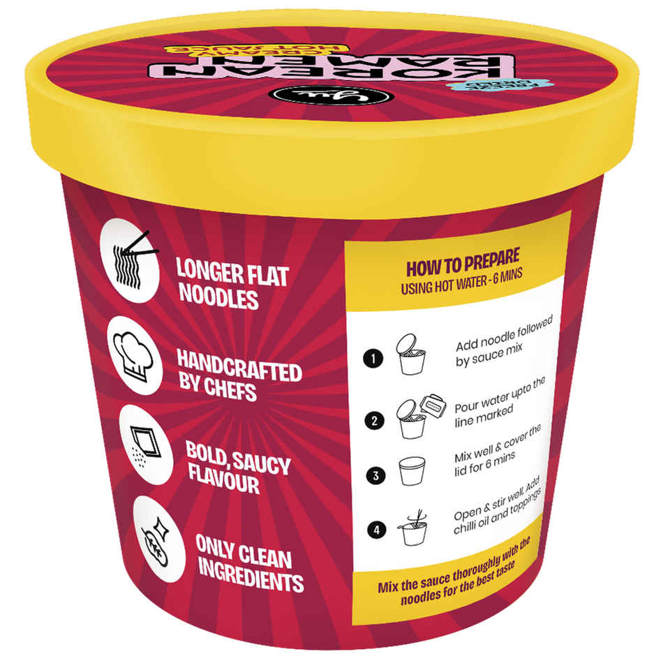 Yu Creamy Hot Sauce Korean Ramen Cup Noodles