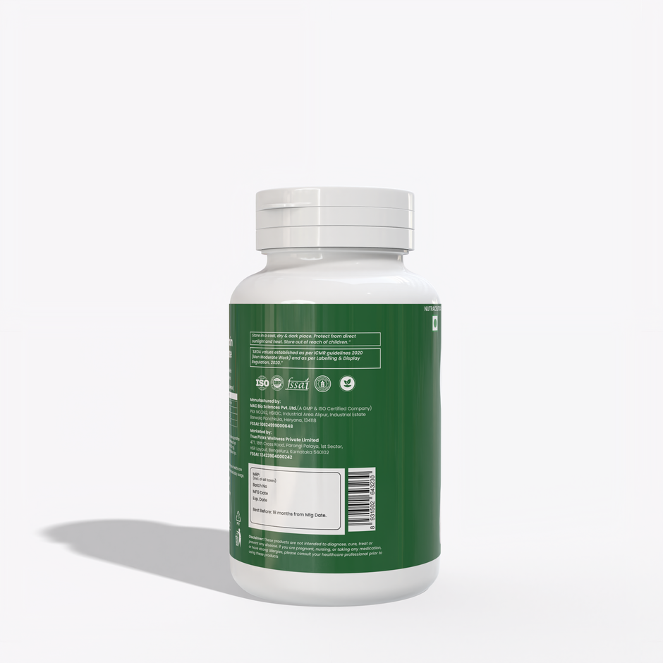 OYB Brain Ease Stress Relief with Ashwagandha & Brahmi for Calm Mind, Focus & Anxiety Support