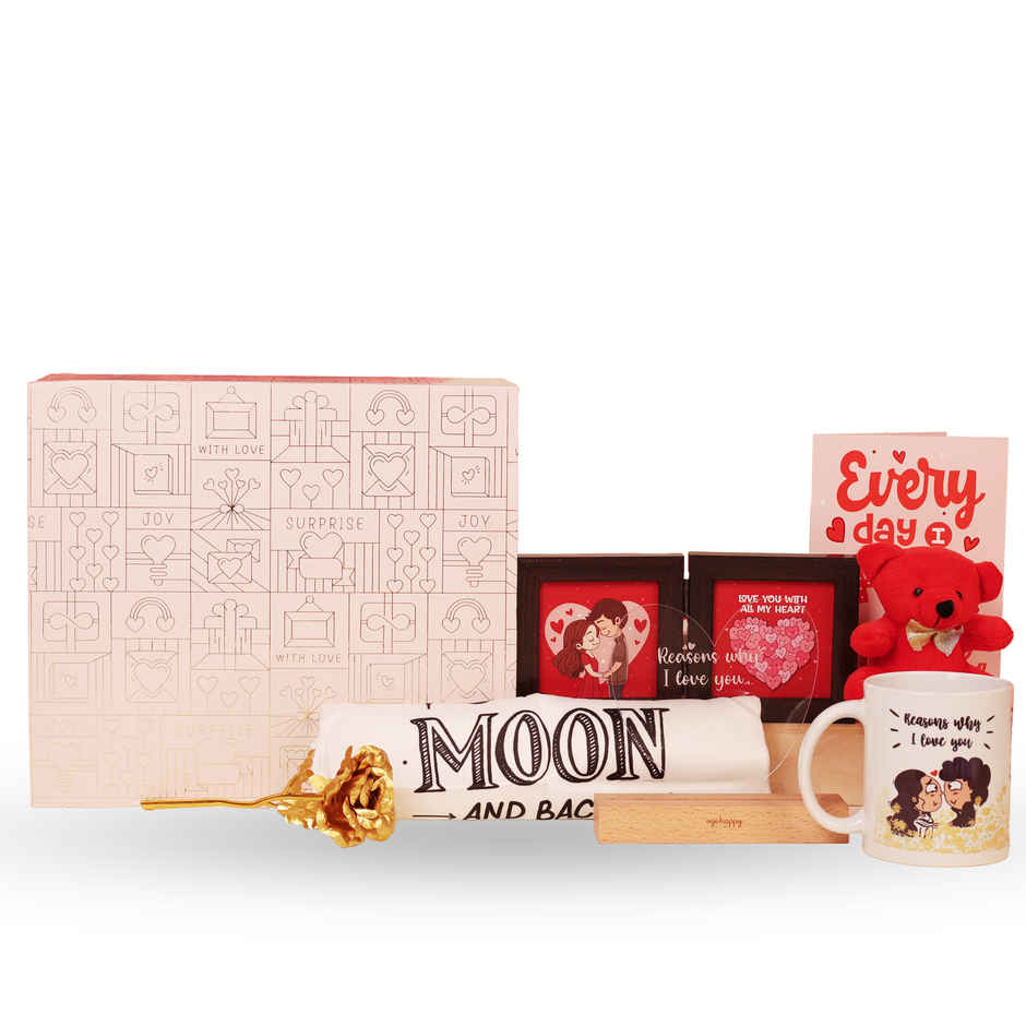 Surprise Glitter Gift Hamper with Unique Assorted Items | Ideal for Gifting | Oye Happy