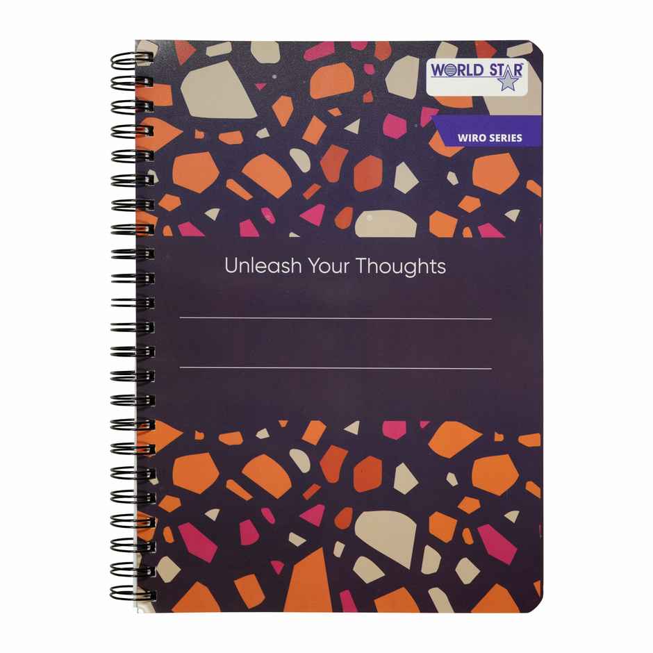 ABK Single Subject Spiral Ruled Notebook Soft Cover | 288 Pages, A4 -29.7 x 21 cm