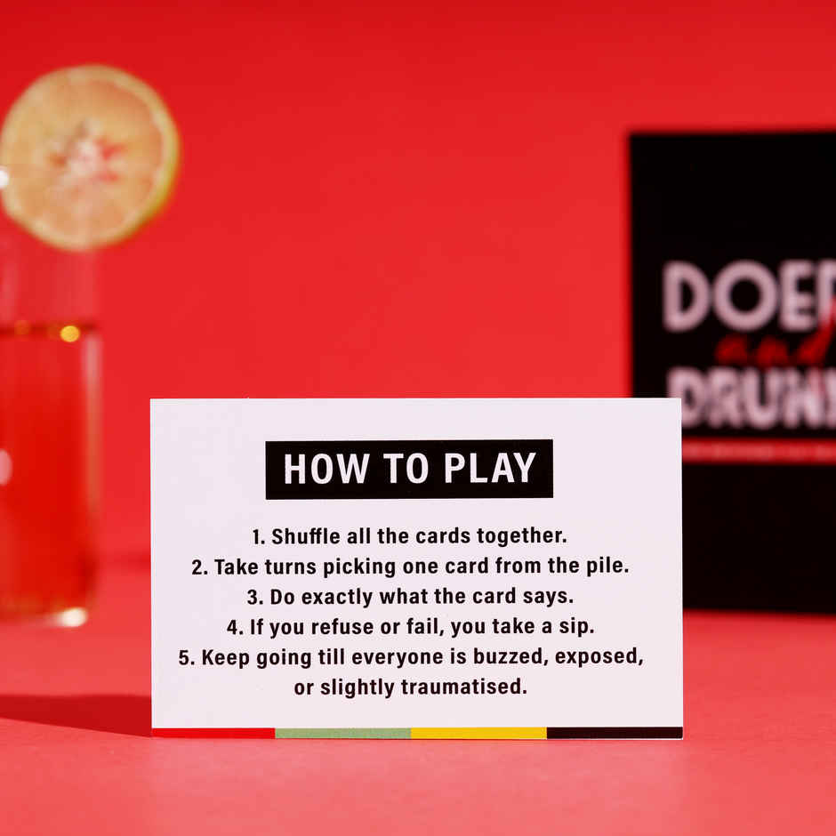 Doers & Drunks Card Game | Party Games | Drinking Card Game for Adults | Propcon
