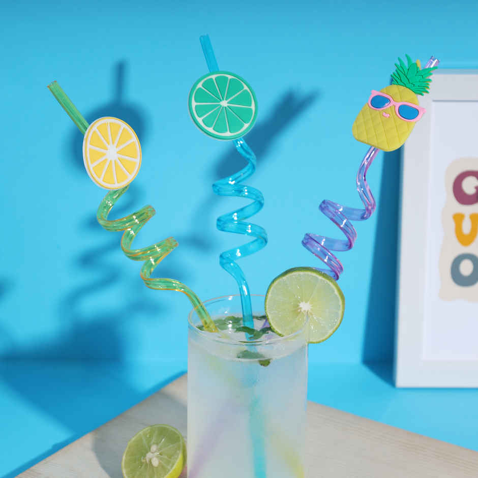 Reusable Quirky Party Drinking Straws | Birthday Celebration | Party Needs | Assorted | Propcon