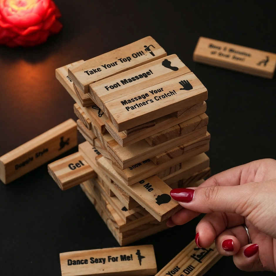 Truth or Dare Couple Jenga Set | Happy Mail