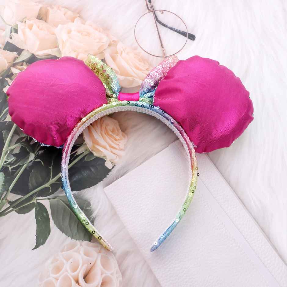 Li'l Diva Minnie Mouse Headband Multicolored