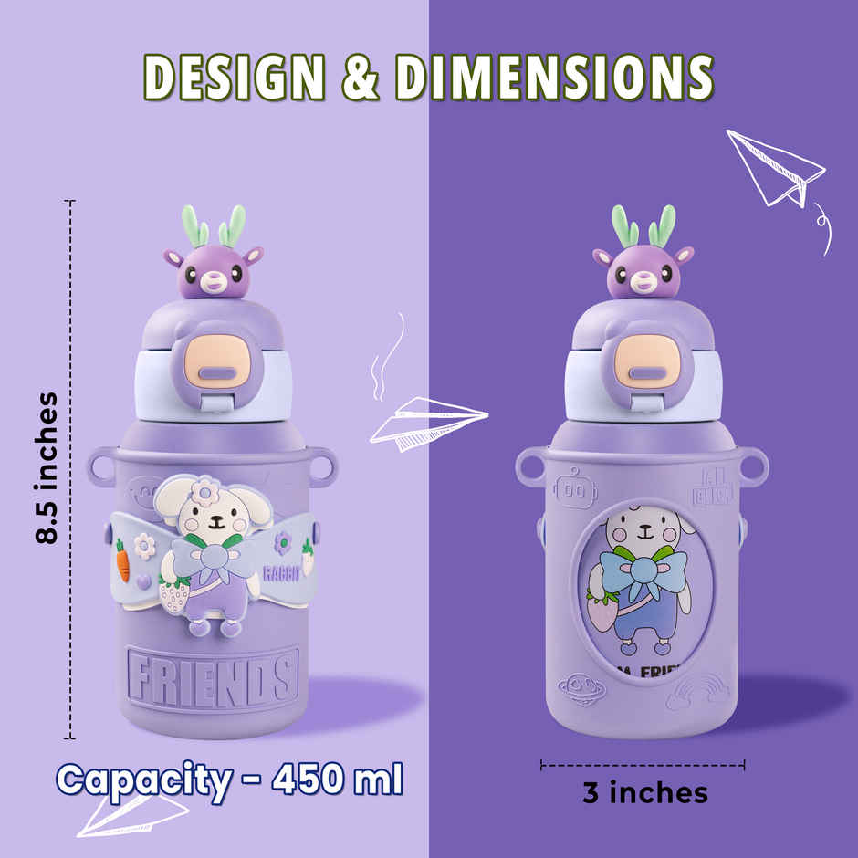 Birch & Co. Kids Water Bottle | Mauve