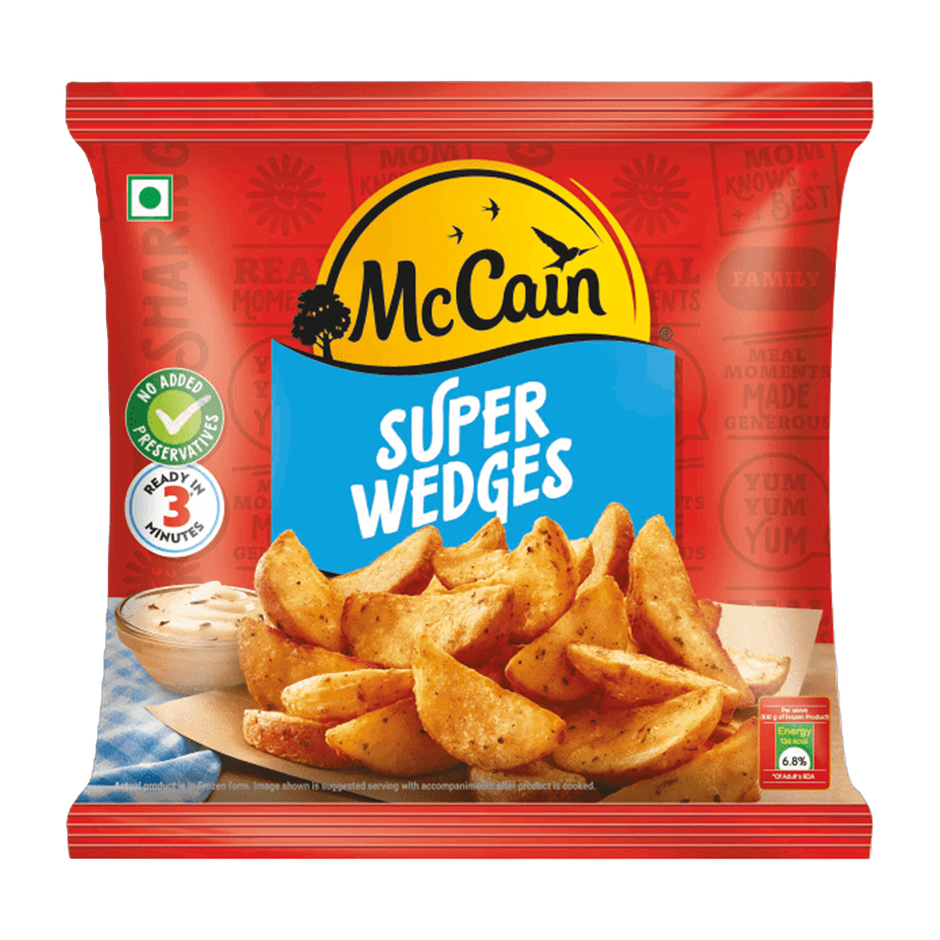 McCain Super Wedges | Frozen Seasoned Potato Wedges