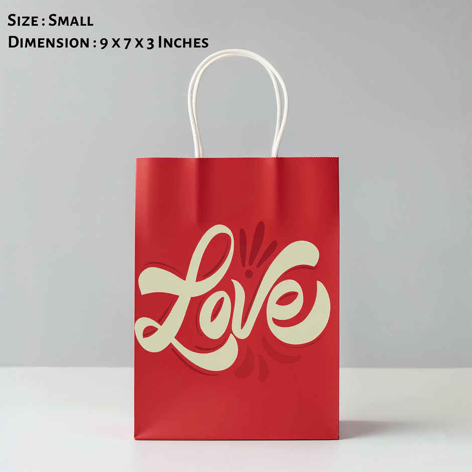 Gift with Love Gift Bag | Medium | 30 x 24 x 10 cm | Happy Mail