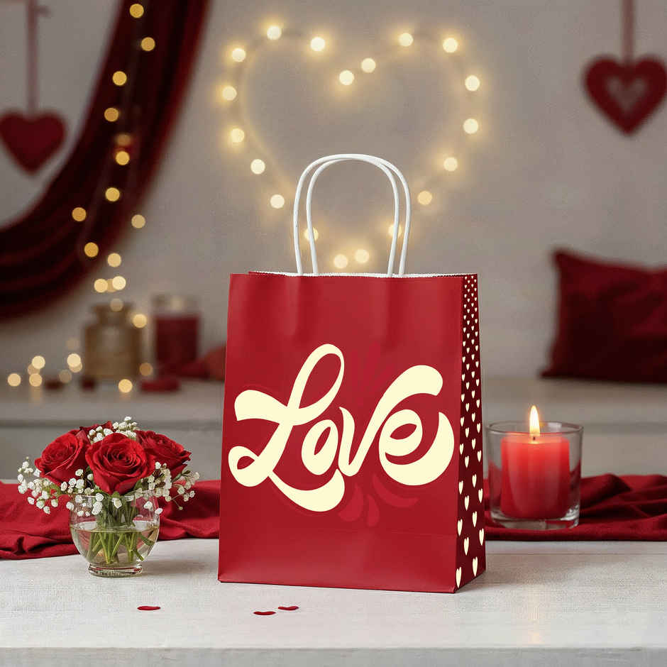 Gift with Love Gift Bag | Small | 23 x 18 x 8 cm | Happy Mail