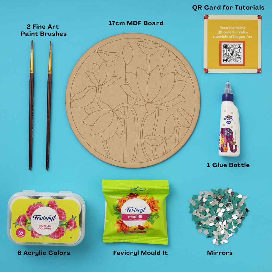 Lippan Art Kit | DIY Kit for Authentic Lippan Artwork | Oye Happy