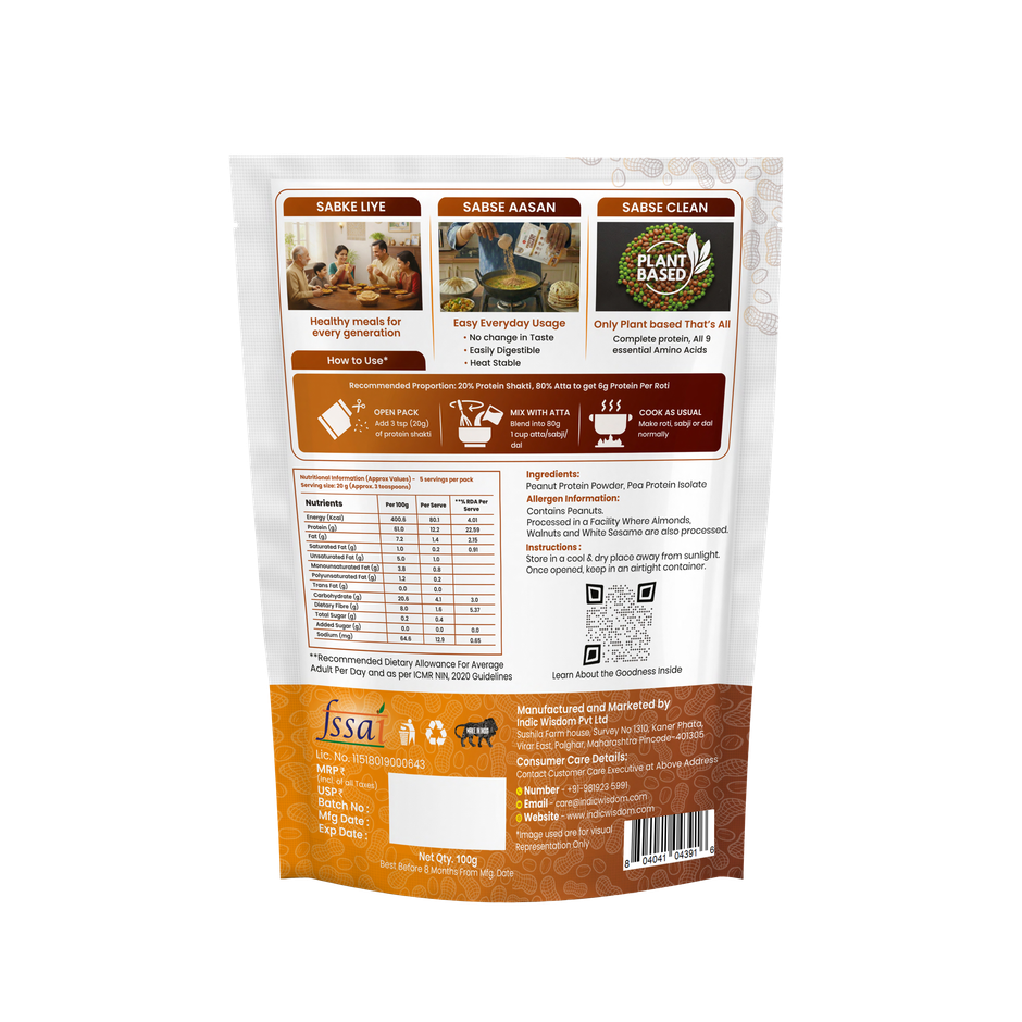 Indic Wisdom Protein Shakti Plant Protein