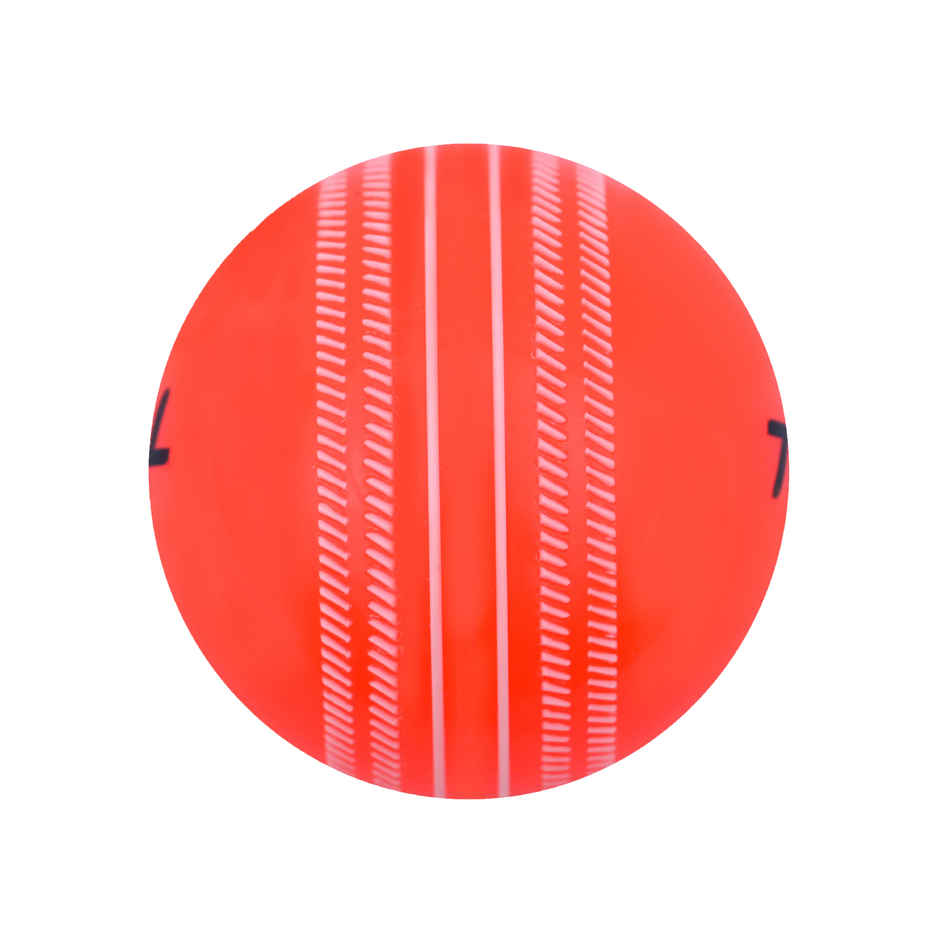 Total Heavy Weight Orange Synthetic Wind Cricket Ball - Ideal for All Age Groups