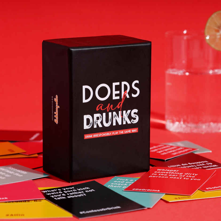 Doers & Drunks Card Game | Party Games | Drinking Card Game for Adults | Propcon