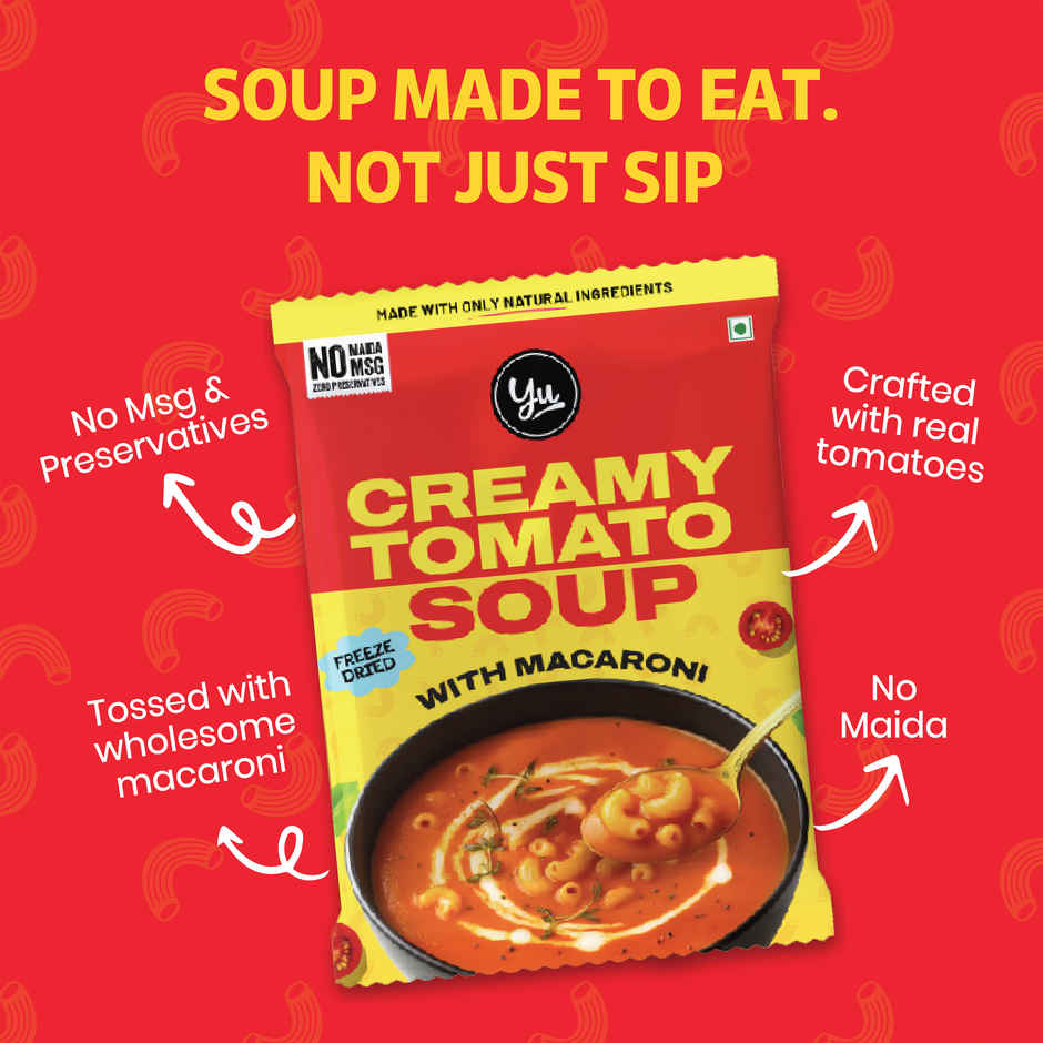 Yu Creamy Tomato Soup with Macaroni