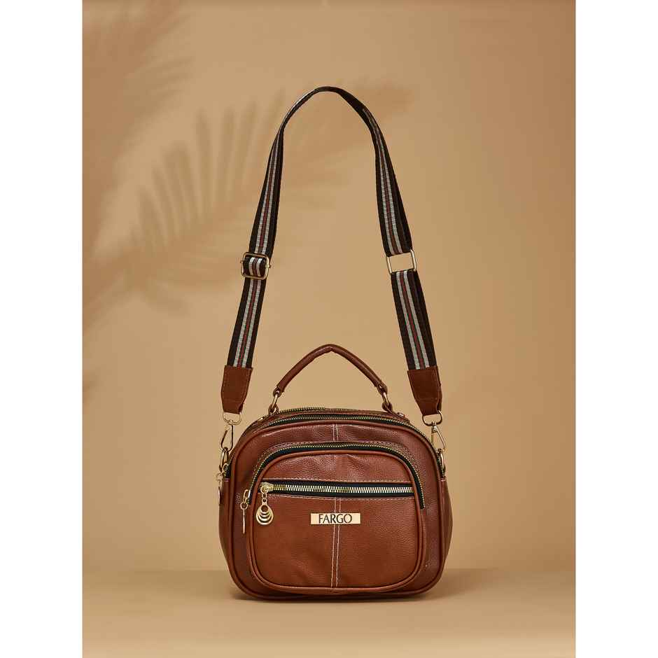 Fargo Fancy Brown Sling Bag | FGO-816
