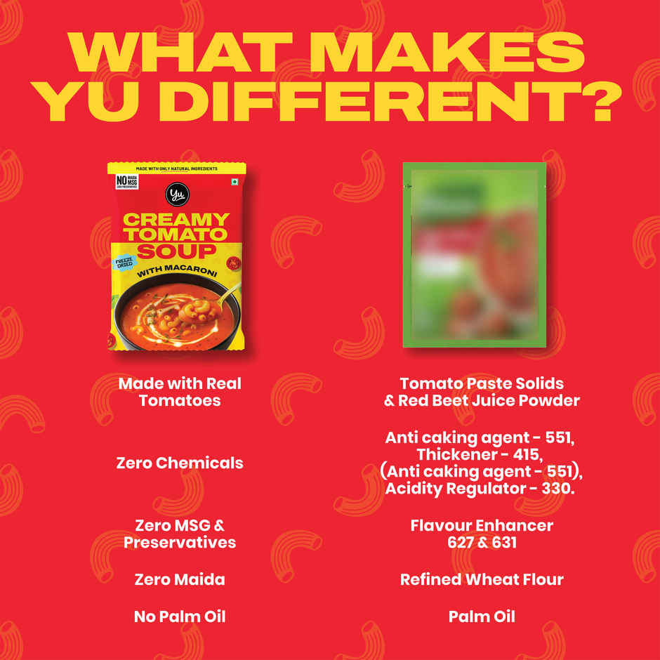 Yu Creamy Tomato Soup with Macaroni