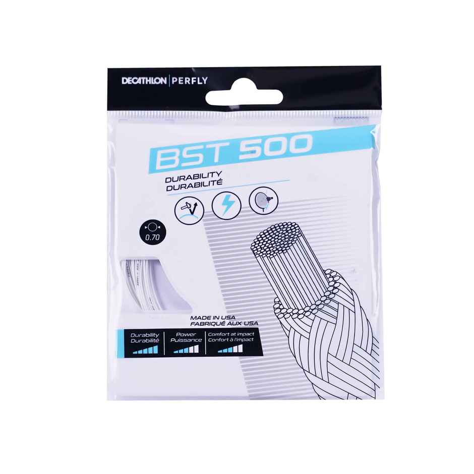 Decathlon Perfly Badminton Gauge Strings | White | 0.70mm