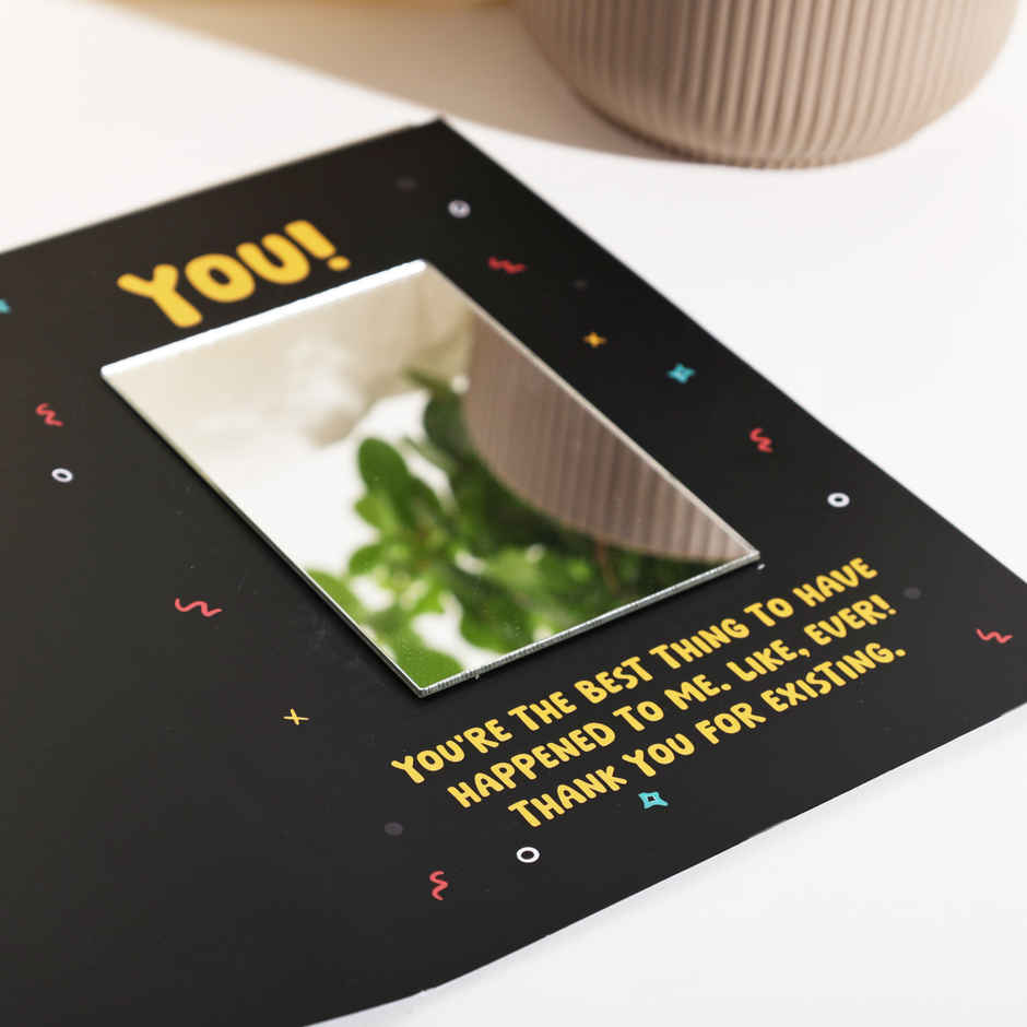 New Year Mirror Card | New Year Celebration | Party Needs | Propcon