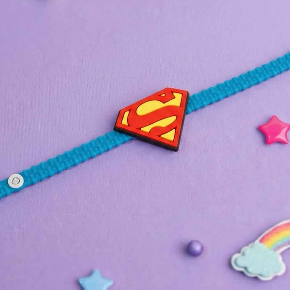 Hamleys | Kids Rakhi | Superman Logo | DC Comics | Pack of 1