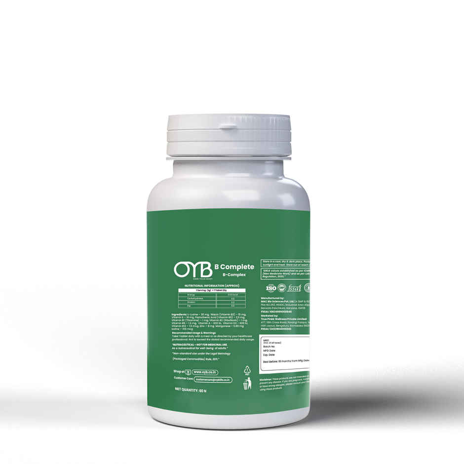OYB Bone & Joint Support for Strong Bones, Flexible Joints & Easy Mobility