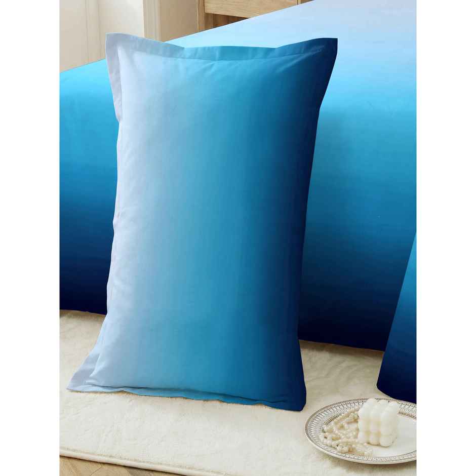 Dream Living Ombrey Double Bedsheet Set | Blue - 220 x 250 cm