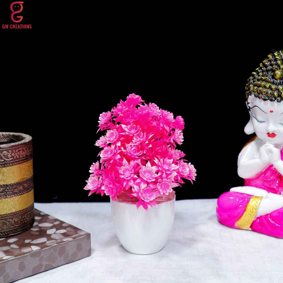 Gw Creations Small Plant Pink Flower P01 Flower