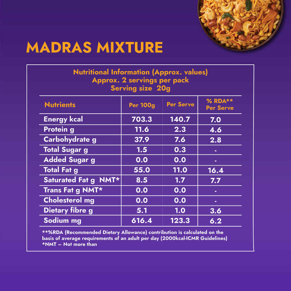 Sweet Karam Coffee Special Madras Mixture | No Palm Oil, No Preservatives