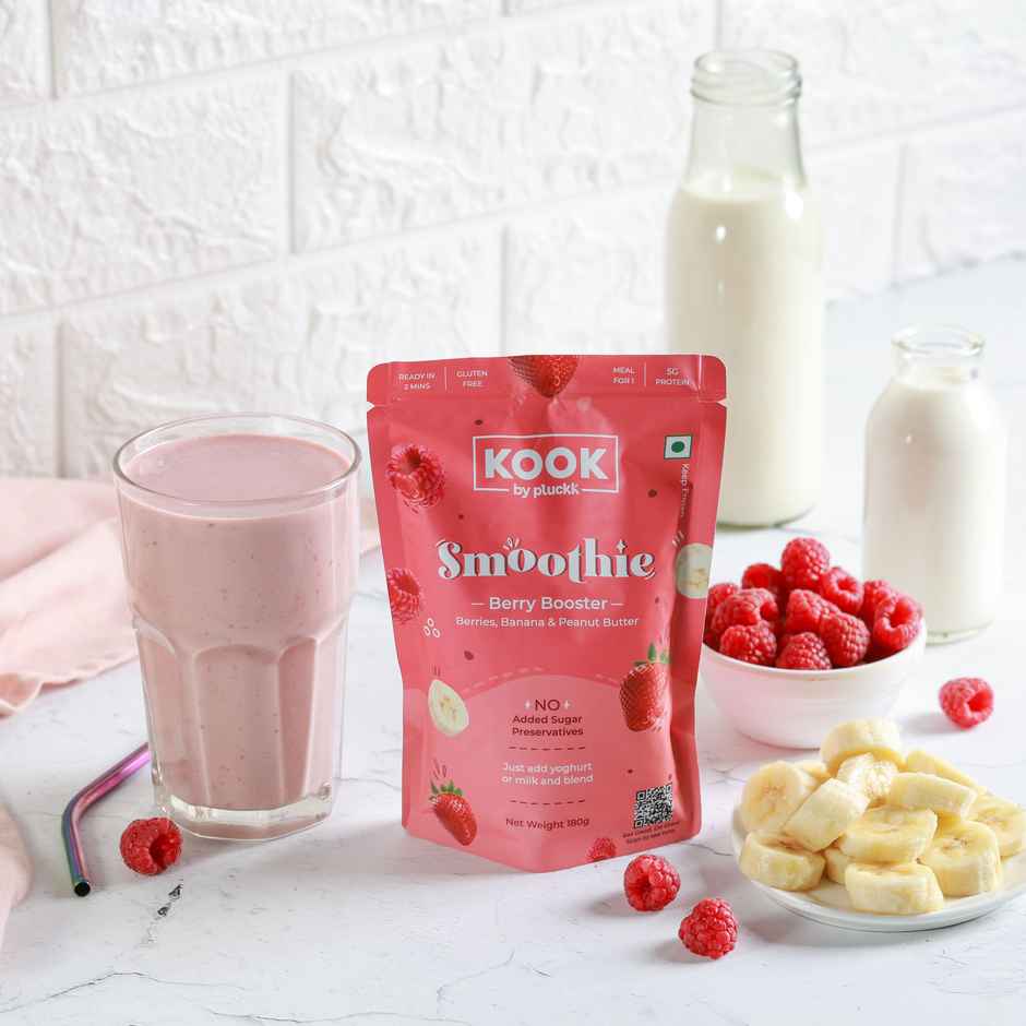 Pluckk Healthy & Lactose Free Berry Smoothie | Serves 1