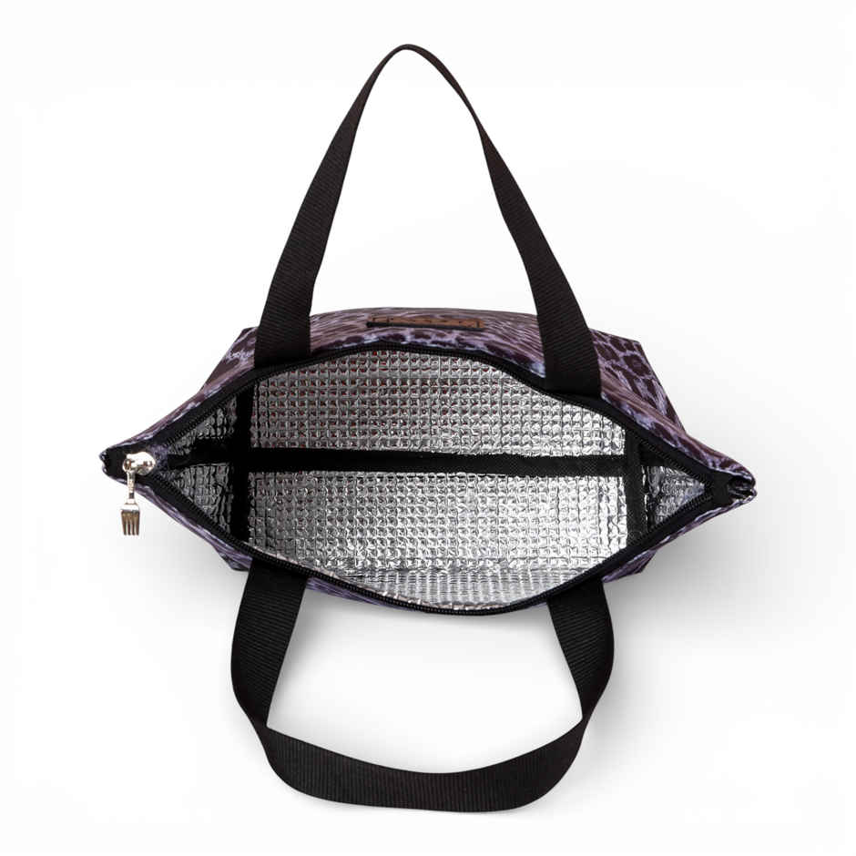 HOOM Print Lunch Bag with Met-PET Aluminium Insulation | Keeps Food Fresh & Warm for Longer
