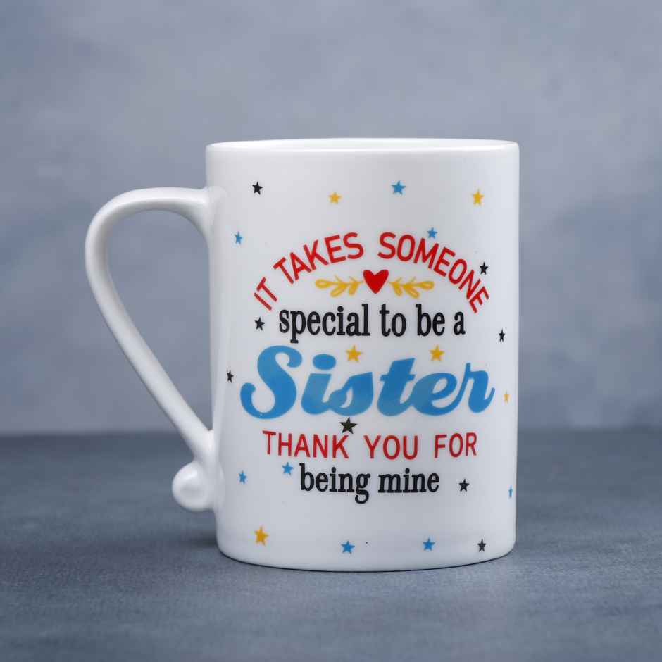 Archies Special Thanks To Sister Ceramic Mug