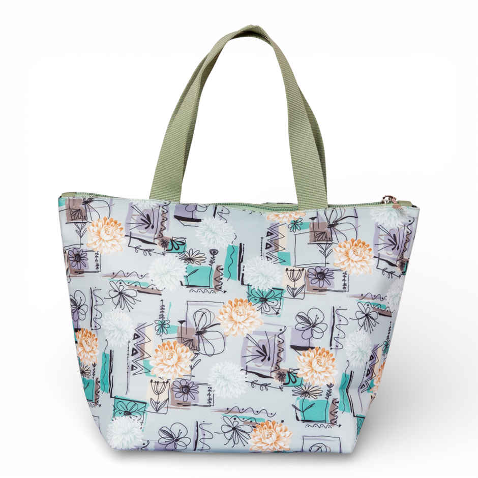HOOM Print Lunch Bag with Met-PET Aluminium Insulation | Stylish, Functional & Keeps Food Fresh