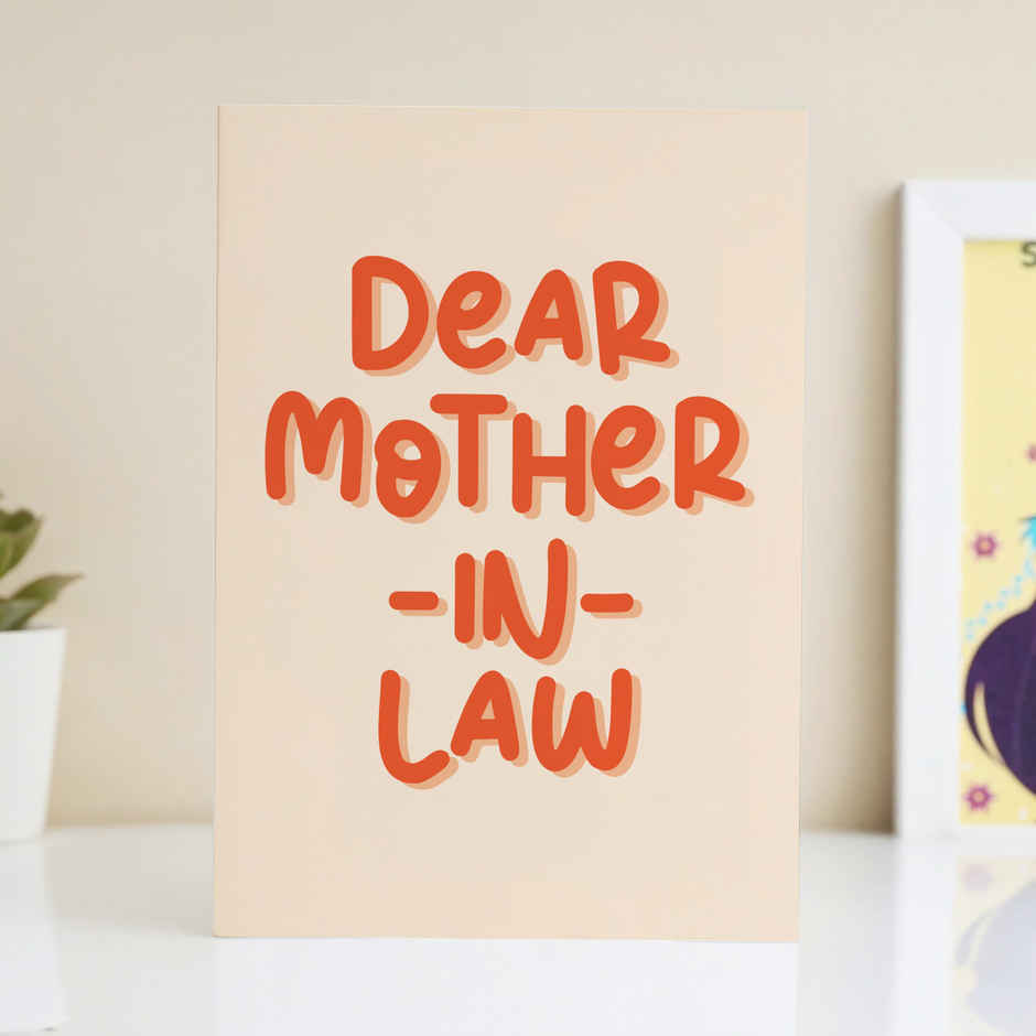 Dear Mother-in-Law Special Greeting Card | Oye Happy