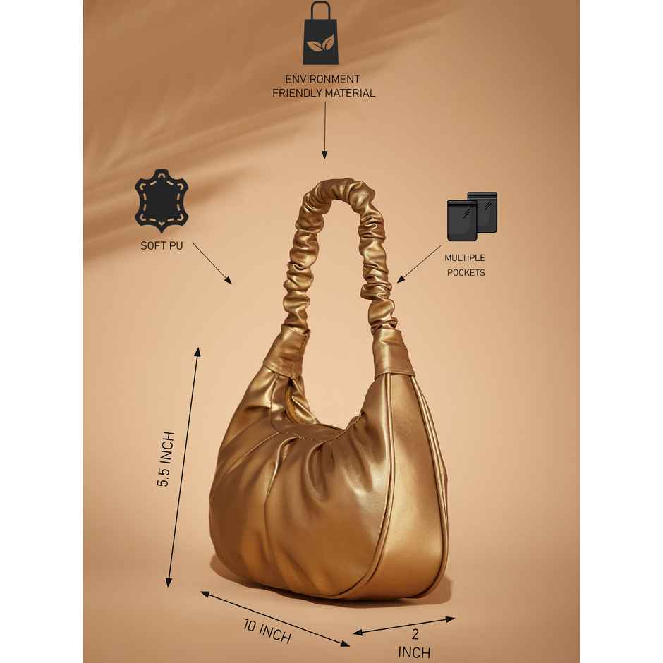Fargo Womens Gold Latest Stylish Sling Bag | FGO-723