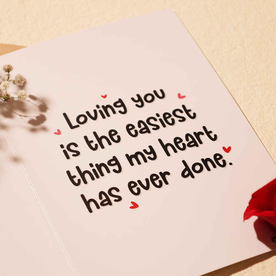 Love you with all my heart - Adorable Valentine's Day Greeting Card