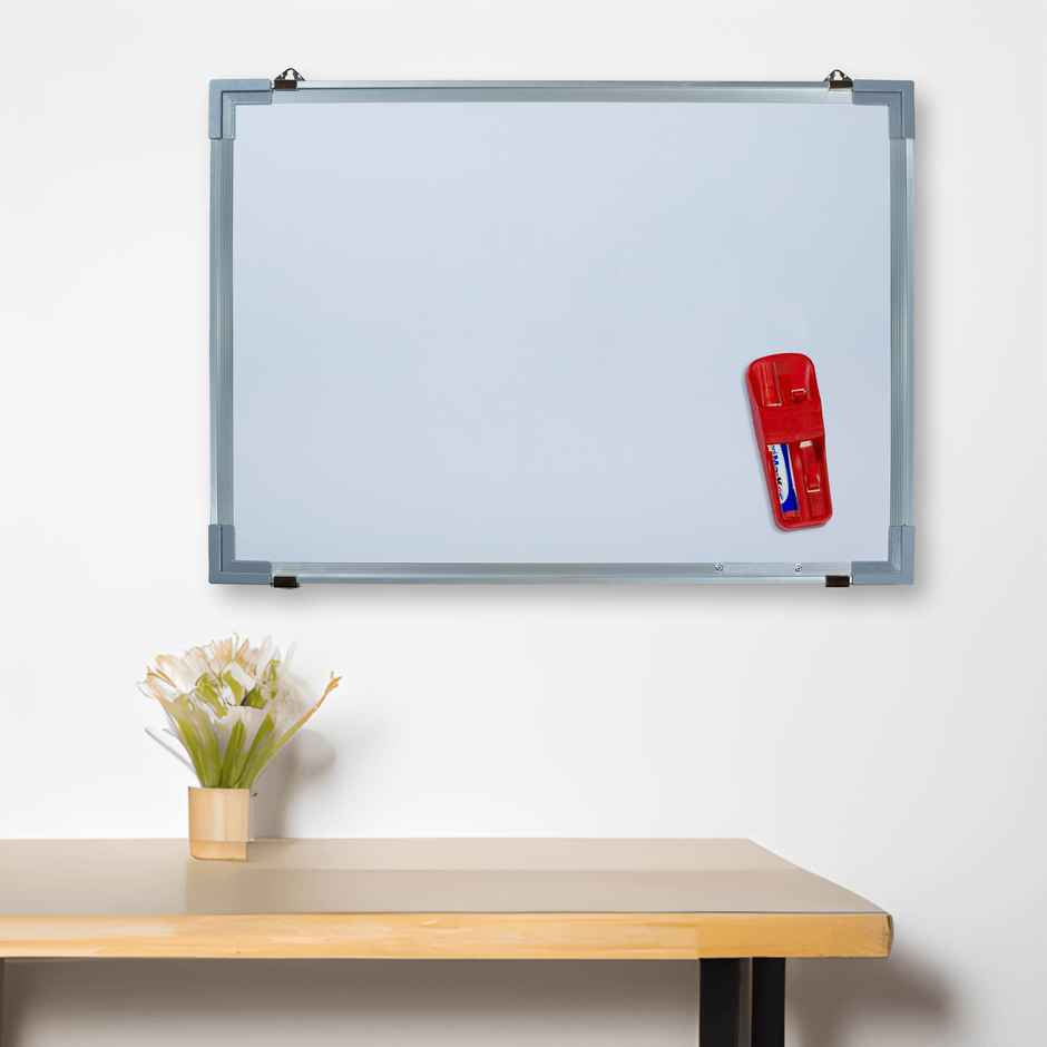 ABK Magnetic White Dry Wipe Board with 2 markers 2ft x 1.5ft