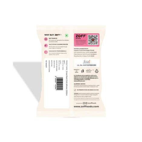 ZOFF Dried Red Chilli-Khadi Lal Mirchi