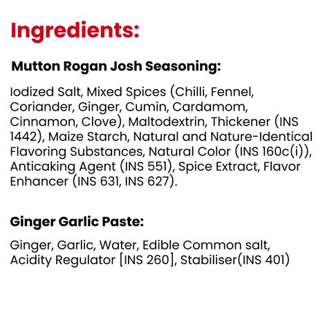 Hidden Chefs Mutton Rogan Josh Recipe Kit