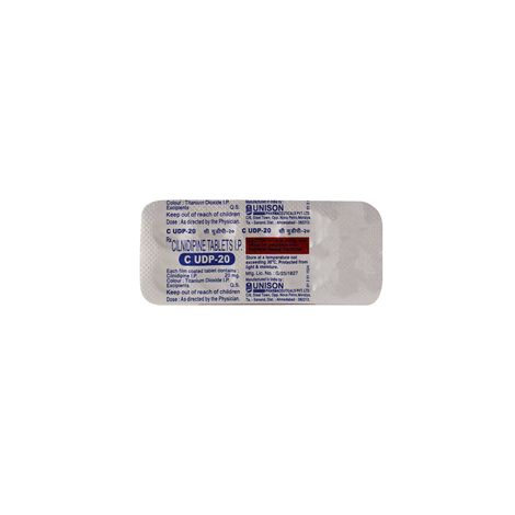 C UDP-20 Tablets