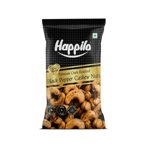 Happilo Oven Roasted Black Pepper Cashews