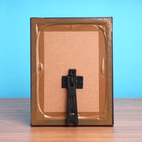 Vishnu Lakshmi Religious Photo Frame - Hindu Deity Picture | 8 x 6 in | Oye Happy