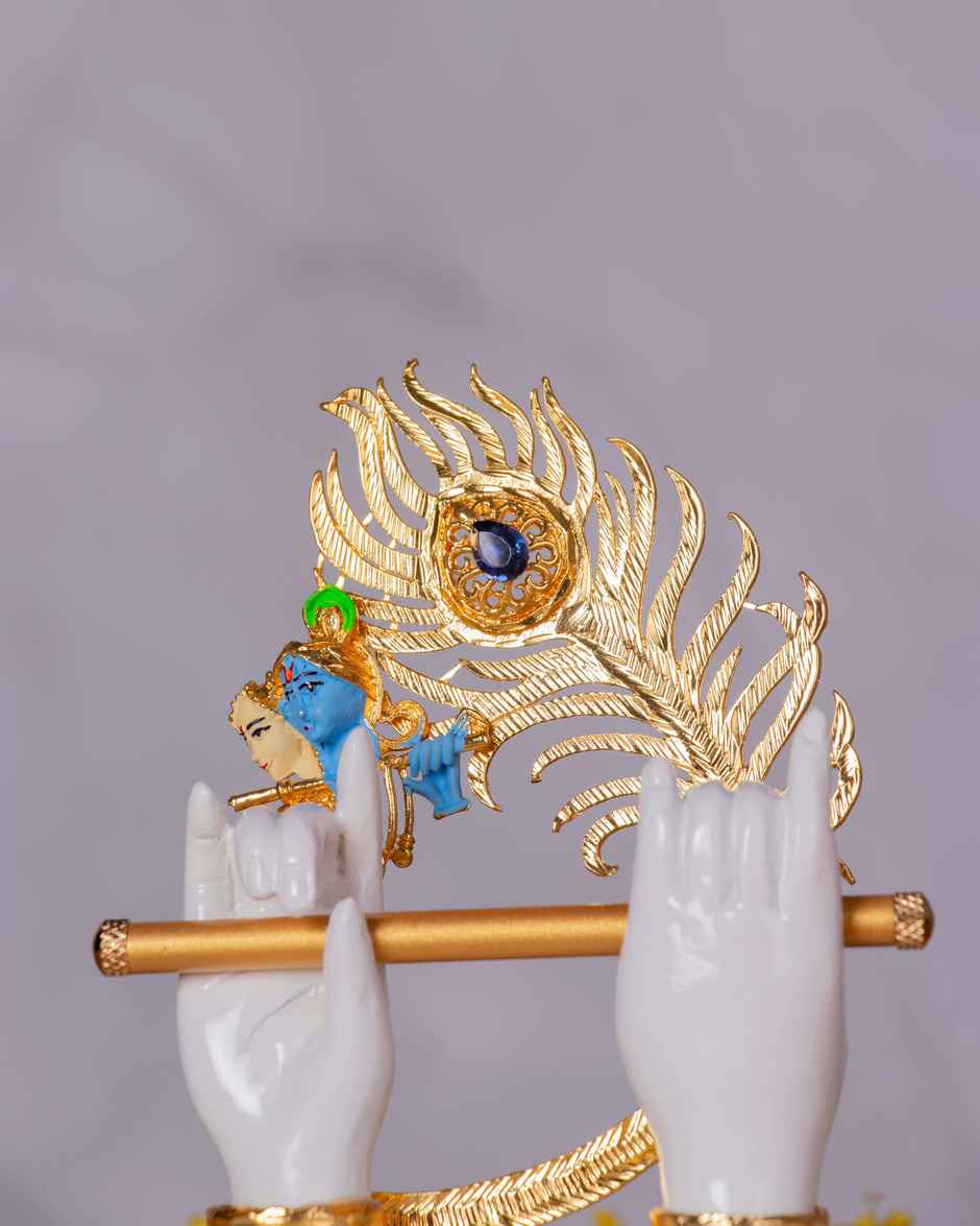 House of Wemy Krishnaji Divine Hands Idol for Gifting and Home Decor