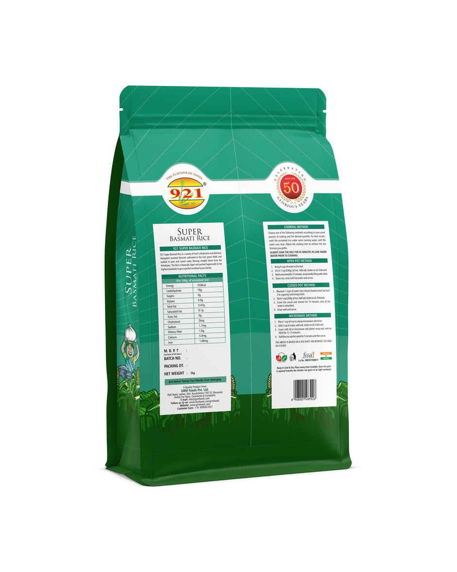 921 Extra Long Grain Super Basmati Rice