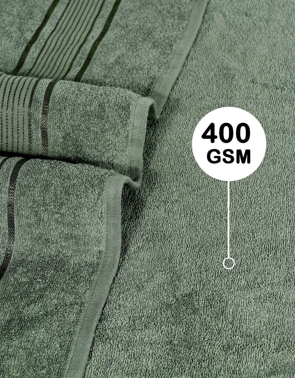 Dream Living Pure Cotton Hand Towel 400 Gsm | Olive - 40 x 60 cm