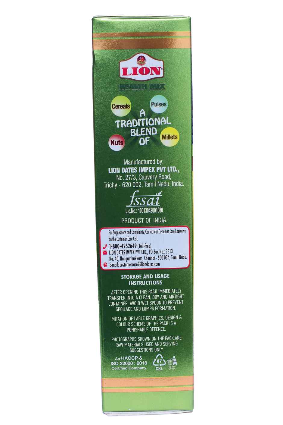 Lion Dates Lion Health Mix