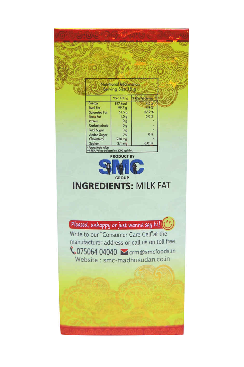 Madhusudan Ghee | Tetrapack