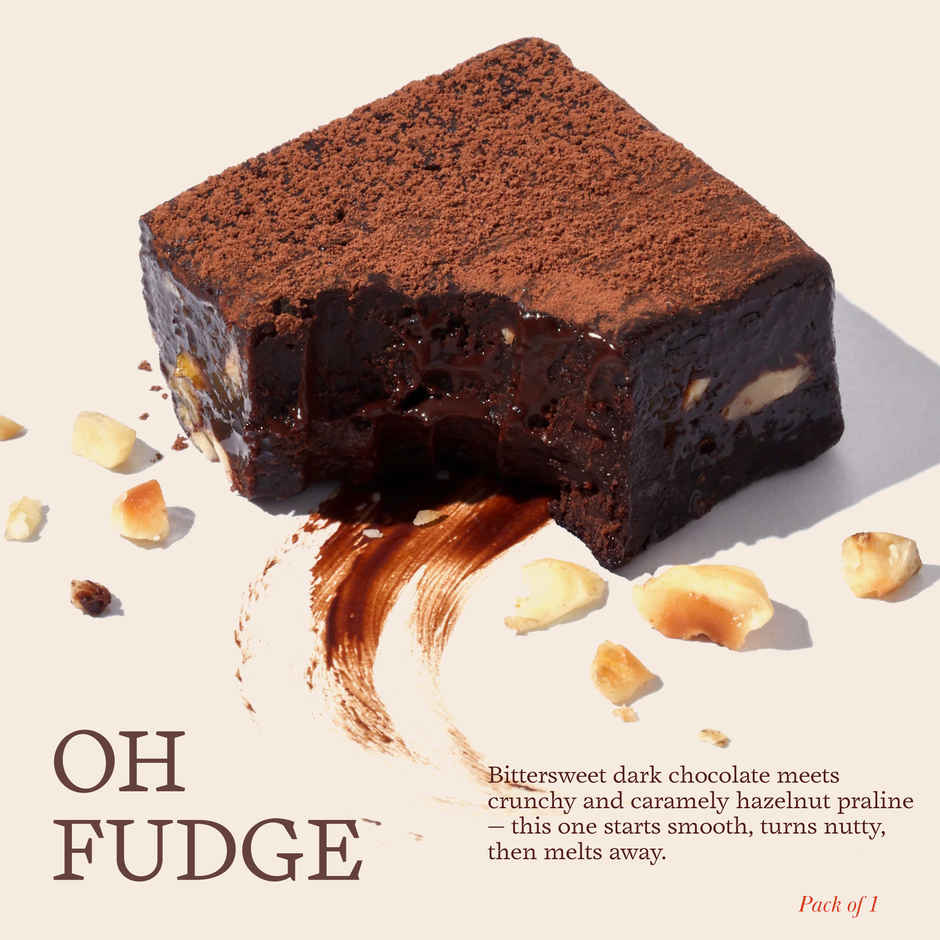 The Cinnamon Kitchen Cacao, Hazelnut & Date Fudge Brownie