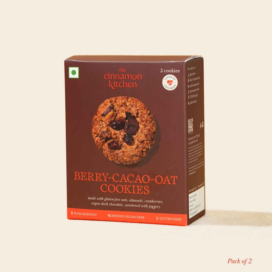 The Cinnamon Kitchen Berry Cacao Oat Cookie