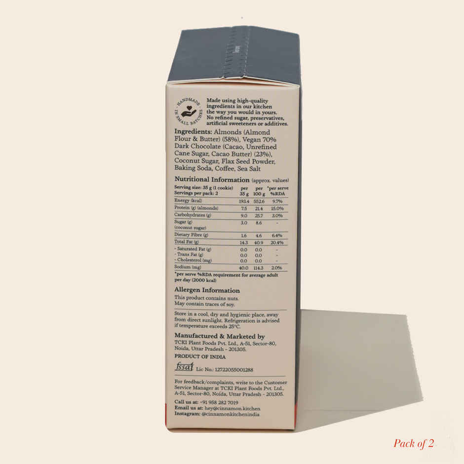 The Cinnamon Almond Flour & Cacao Cookie