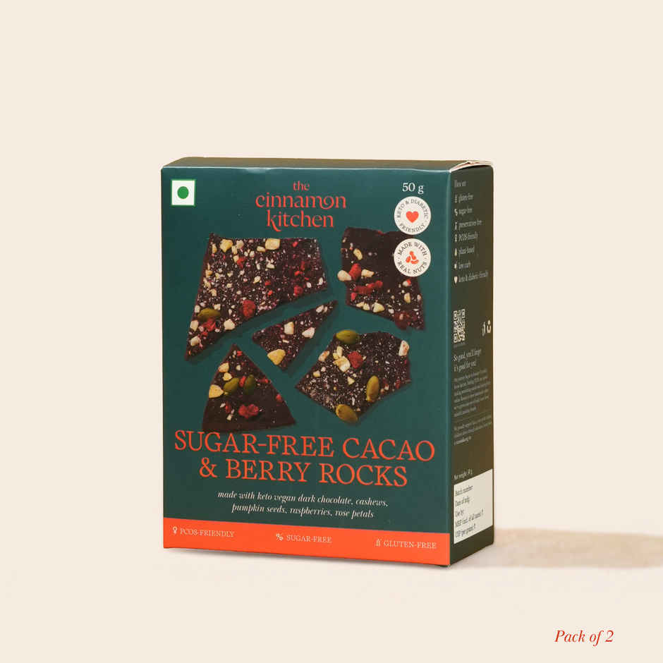 The Cinnamon Kitchen Sugar-Free Cacao & Berry Rocks