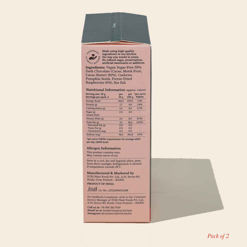 The Cinnamon Kitchen Sugar-Free Cacao & Berry Rocks